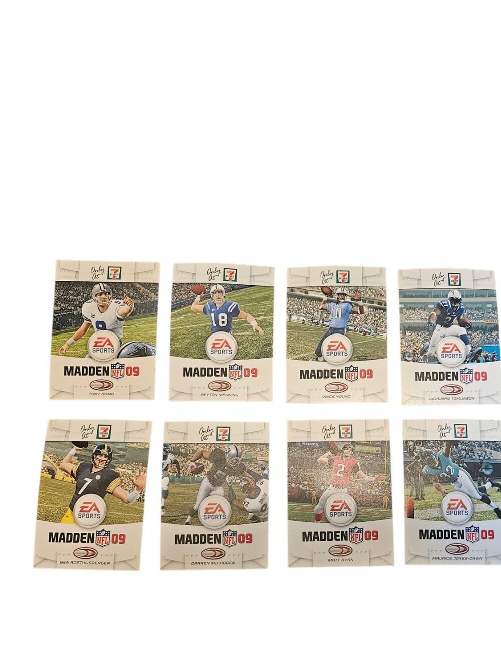 7-11 Donruss 2008 Madden 09 Complete Set 1-10 Manning Roma McFadden Young